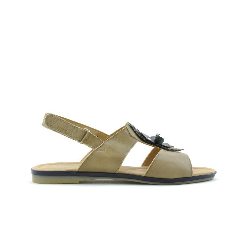 Dámské sandály 5009 hnědá+indigo