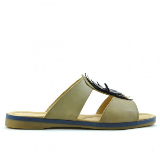Dámské sandály 5008 hnědá+indigo