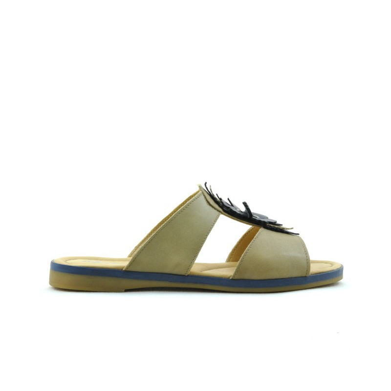 Dámské sandály 5008 hnědá+indigo