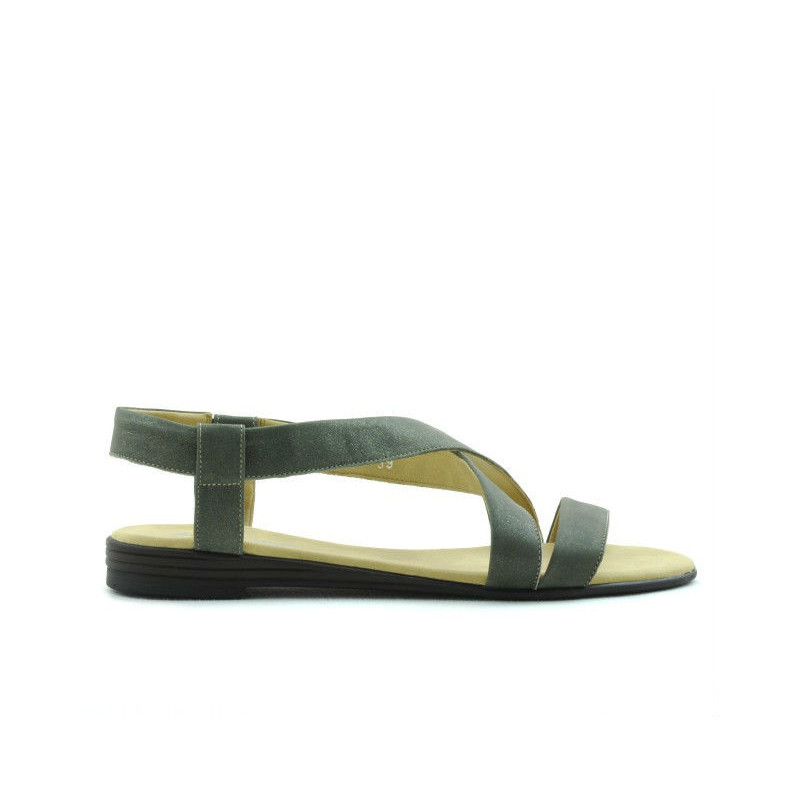 Dámské sandály 5010 khaki perleťové