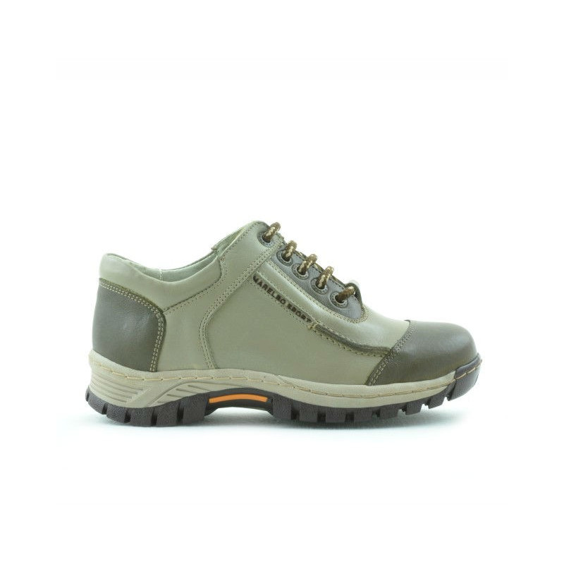 Dětské boty 137 khaki+béžové