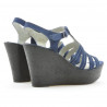 Dámské sandály 598 indigo velur