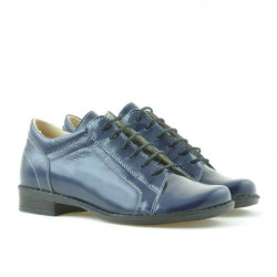 Dětské boty 122 lak indigo