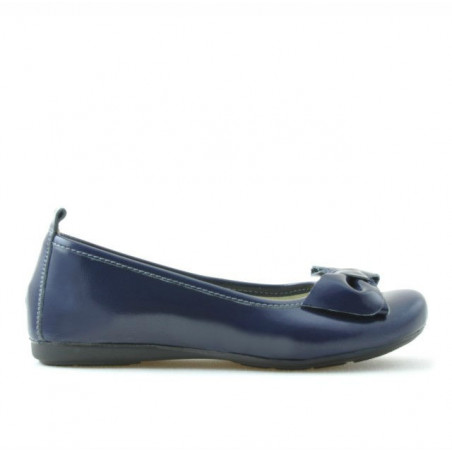 Dětské boty 141 lakované indigo