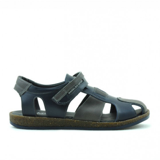 Dětské sandály 324 indigo+šedá