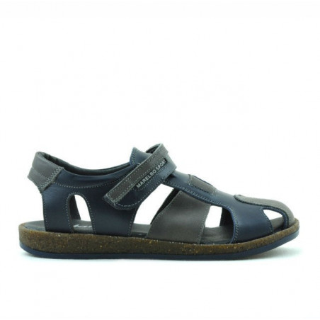 Dětské sandály 324 indigo+šedá