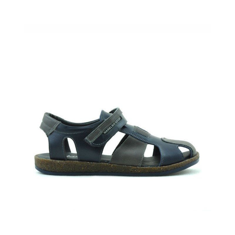 Dětské sandály 324 indigo+šedá