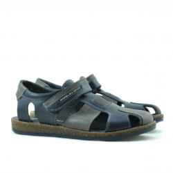 Dětské sandály 324 indigo+šedá