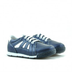Dětské boty 04c indigo+bílá
