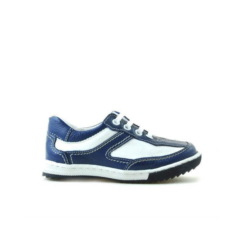 Malé dětské boty 15c indigo+bílá