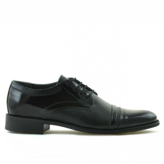 Elegantní boty pro dospívající 391 černý lak kombinovaný