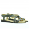 Dámské sandály 5010 khaki perleťové