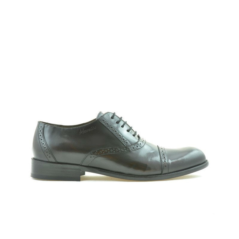 Elegantní pánské boty 801 a hnědé