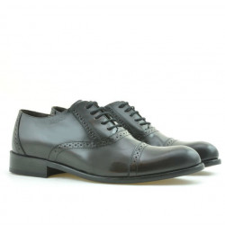 Elegantní pánské boty 801 a hnědé