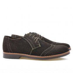 Neformální / elegantní pánské boty 746 cafe velur
