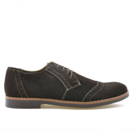 Neformální / elegantní pánské boty 746 cafe velur