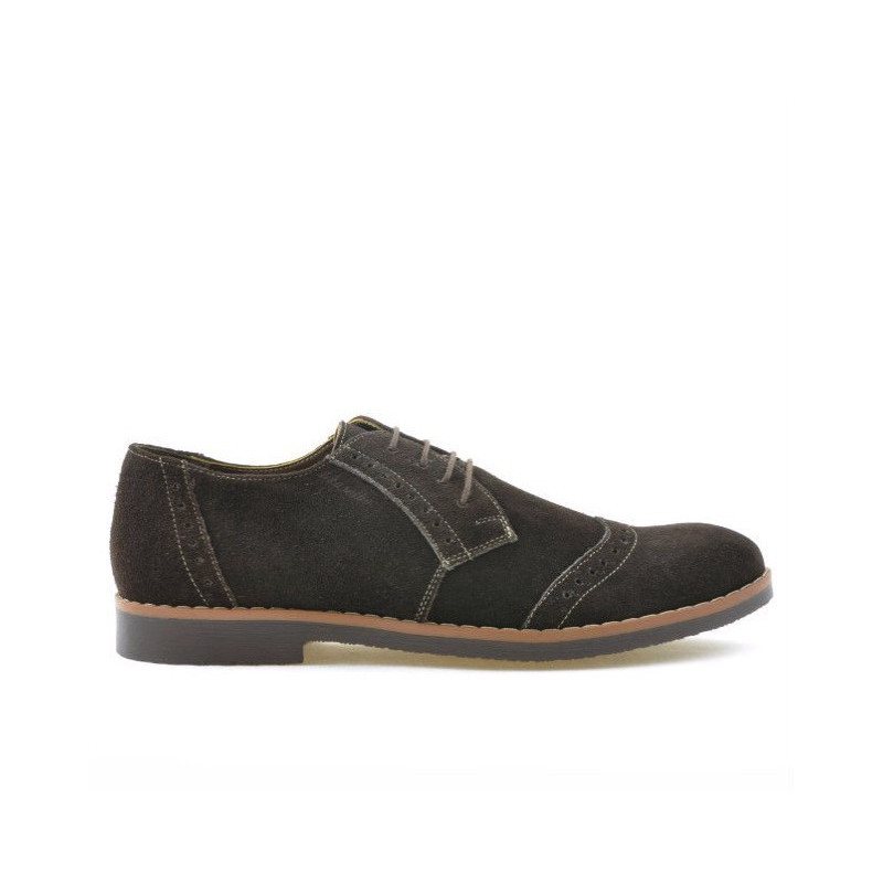 Neformální / elegantní pánské boty 746 cafe velur