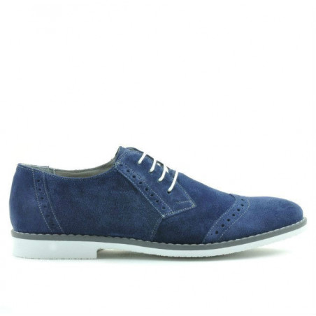 Pánská elegantní/neformální obuv 746 indigo velur