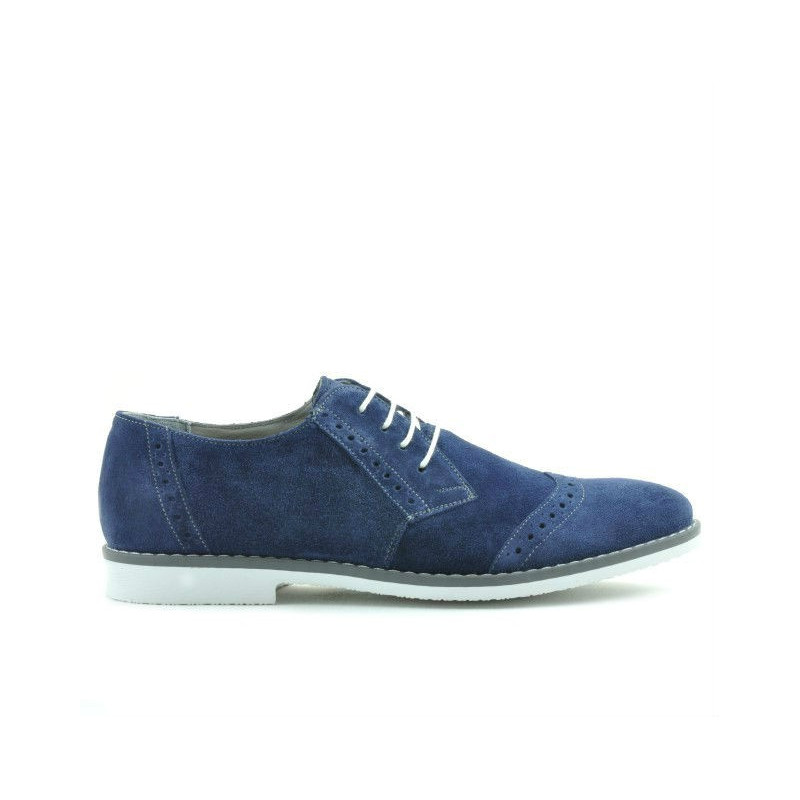 Pánská elegantní/neformální obuv 746 indigo velur
