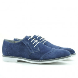 Pánská elegantní/neformální obuv 746 indigo velur