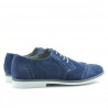 Pánská elegantní/neformální obuv 746 indigo velur