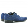 Pánské volnočasové / elegantní boty 738 indigo velur