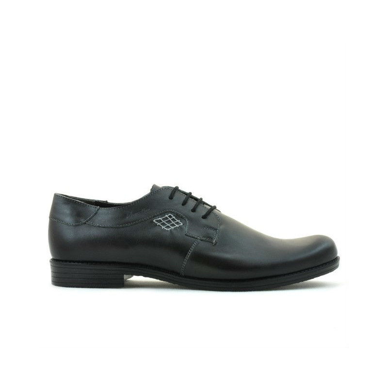 Pánské casual / elegantní boty (velké velikosti) 730m černá