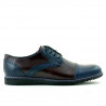 Pánské ležérní boty 811 indigo+bordó