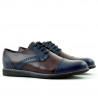 Pánské ležérní boty 811 indigo+bordó