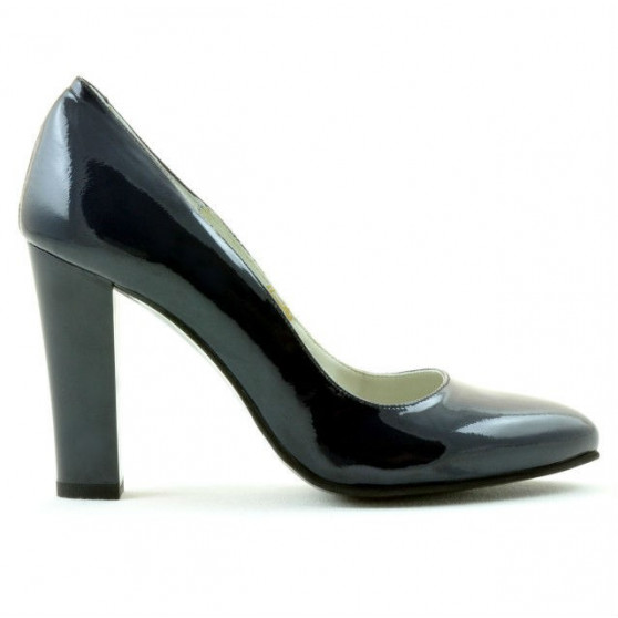 Elegantní dámské boty 1214 lak indigo