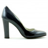 Elegantní dámské boty 1214 lak indigo