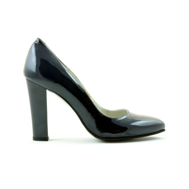 Elegantní dámské boty 1214 lak indigo
