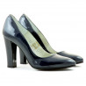 Elegantní dámské boty 1214 lak indigo
