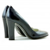 Elegantní dámské boty 1214 lak indigo