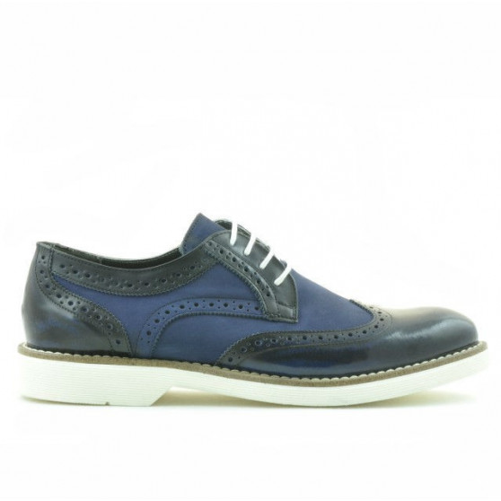 Pánské ležérní boty 826 indigo florantic kombinace