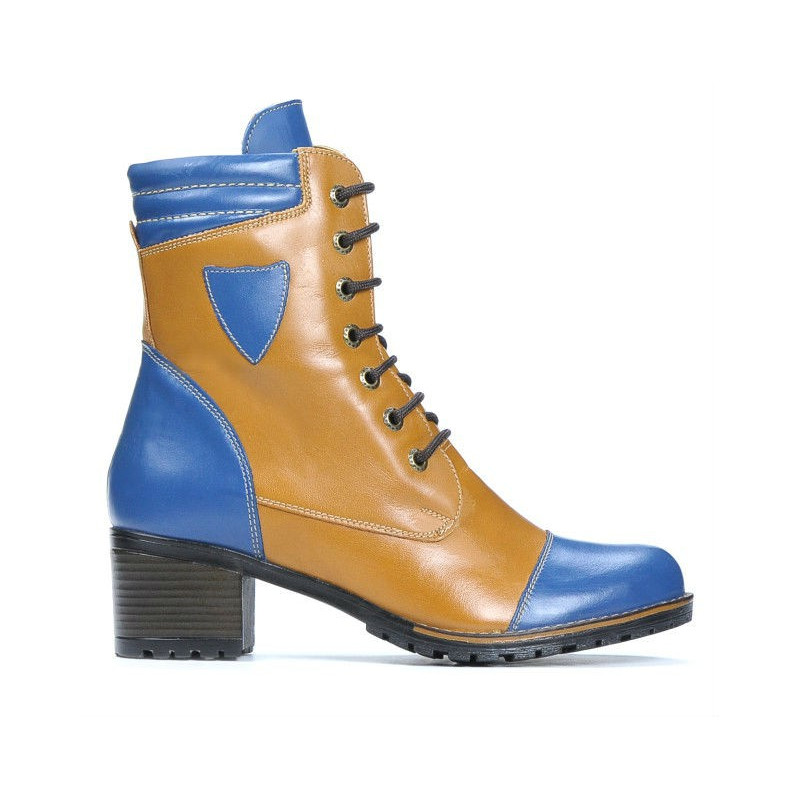 Dámské boty 3279 indigo + hnědá