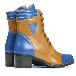 Dámské boty 3279 indigo + hnědá