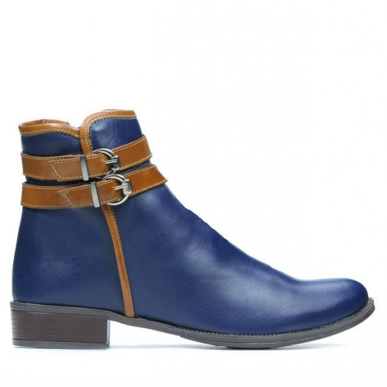 Dámské boty 3262 indigo+hnědá