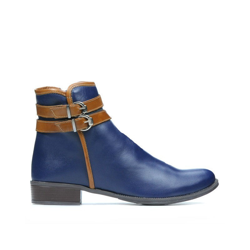 Dámské boty 3262 indigo+hnědá
