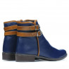 Dámské boty 3262 indigo+hnědá