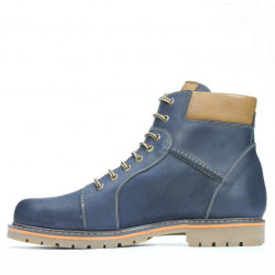 Pánské boty 489 tuxon indigo + hnědá