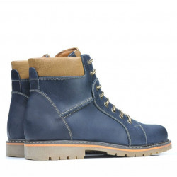 Pánské boty 489 tuxon indigo + hnědá