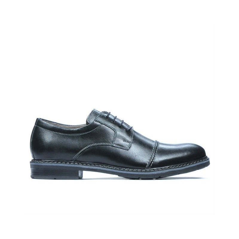Pánské ležérní / elegantní boty 756-1 černé