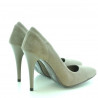 Elegantní dámské boty 1230 cappuccino antilopa