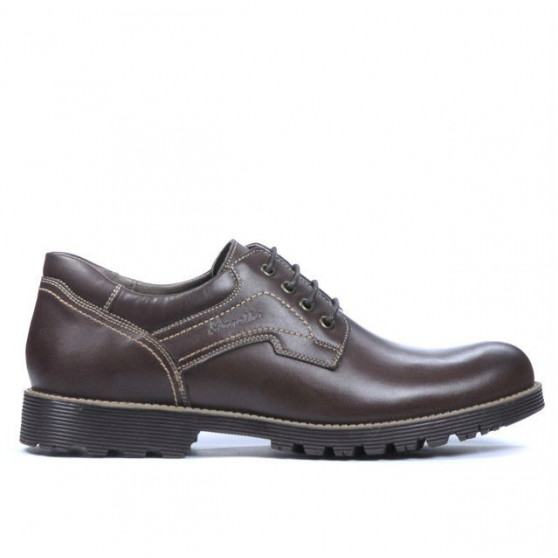 Pánské ležérní / elegantní boty 805 hnědé