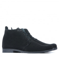Pánské boty 412 černý velur