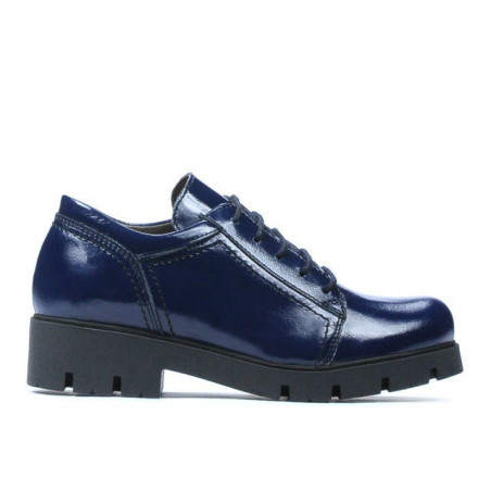 Dětské boty 158 lak indigo