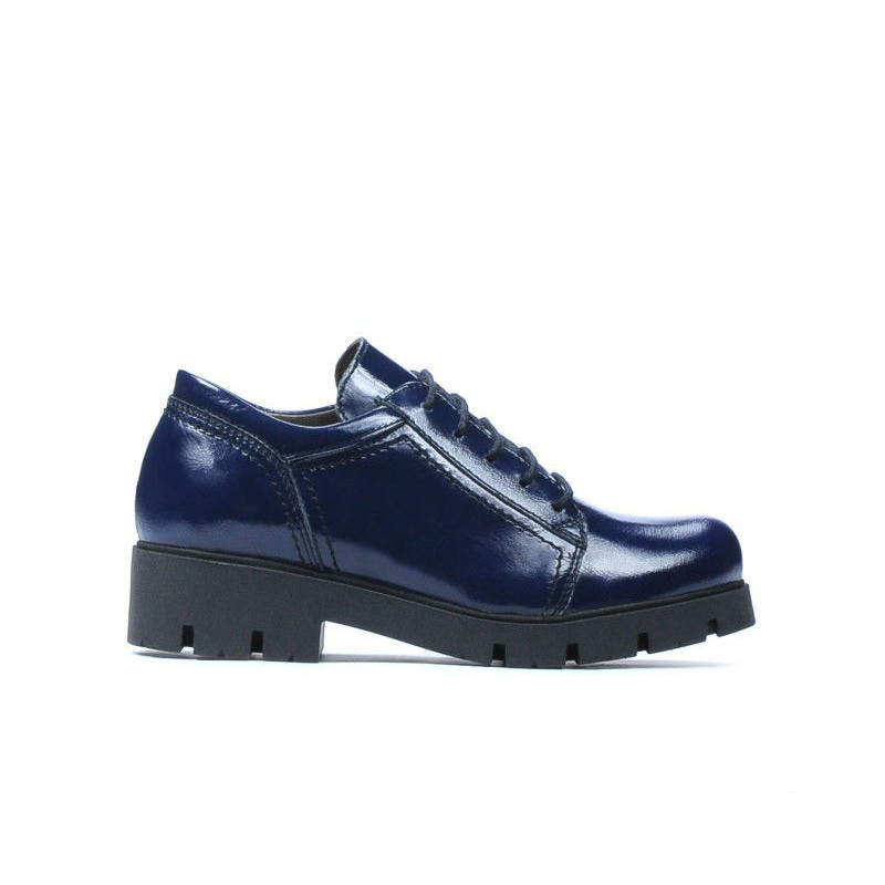 Dětské boty 158 lak indigo