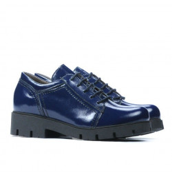 Dětské boty 158 lak indigo