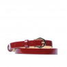 Dámský pásek 04m laková červená